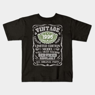 Vintage Made in 1996 27th Bithday GIft 27 Years Old Birthday Kids T-Shirt